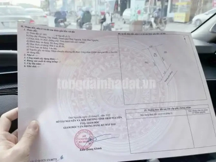 4 Chính chủ bán gấp lô đất Tân Thịnh, TP Thái Nguyên
