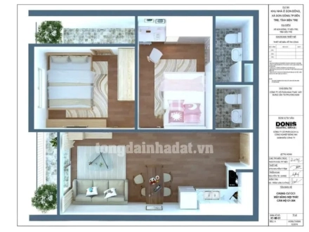 4 Bán căn hộ nhà ở xã hội Phương Nam River trên đường tỉnh 884, Xã Sơn Đông, TP Bến Tre